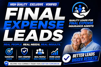 research final expense leads and senior insurance prospects