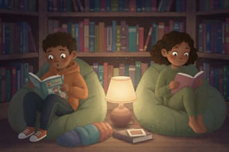 illustrate children book illustration, kids book, children book illustration
