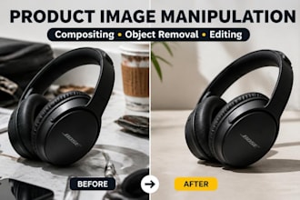 create image manipulation, product compositing, object removal and editing