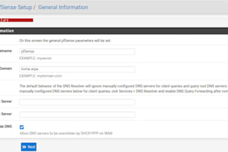 configure and secure VPN firewall and network infrastructure