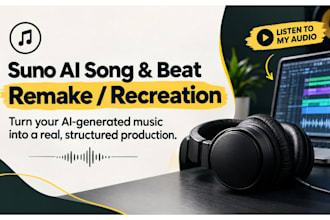remake your suno ai song and beat, recreate ai music into a production