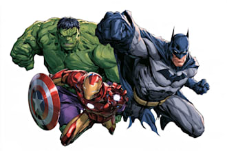 design comic book illustration, comic illustration