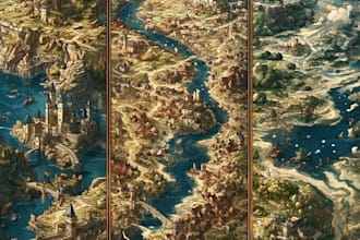 create a high quality battle map for ttrpg, and games