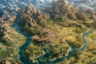 draw a map illustration for your project