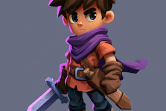 draw various character for your 2d game and nft characters