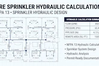 do fire sprinkler hydraulic calculations and nfpa 13 design