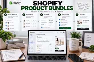 setup shopify product bundles, bundle apps and quantity offers