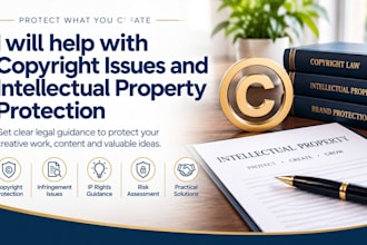help with copyright issues and intellectual property protection