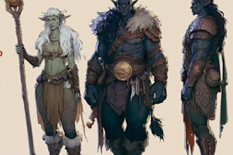 draw your dnd character ar