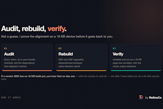 fix app must support 16 kb memory page sizes and upgrade your target api level