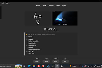 create anki decks in your targeted foreign language