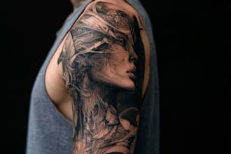 design professional tattoo and custom tattoo