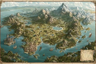 do map illustration drawing