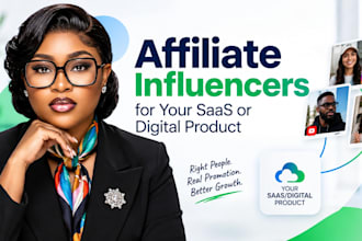 recruit affiliate influencer for your saas or digital product