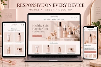 build a premium shopify beauty and skincare store