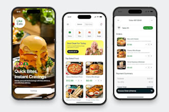 develop food delivery app restaurant booking app doordash clone, uber eats app