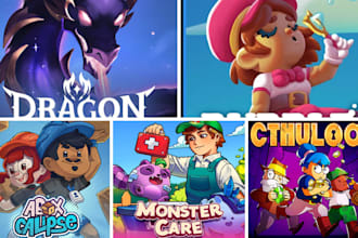 design professional steam capsuleart game headers and store banners illustration