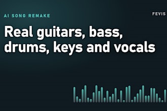remake your suno ai song with real instruments and vocals