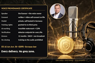 narrate your german audiobook in my own ai voice for spotify and google play