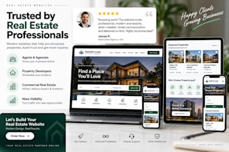 build a modern real estate website that generates leads