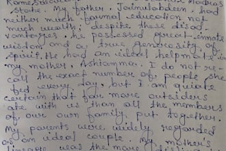 write anything in beautiful cursive handwriting