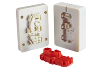 design mold and 3d model for 3d printing silicone injection resin casting mold