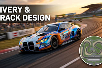 build custom assetto corsa track, race track, and kart circuit