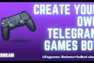 develop custom game bots, ai agent and gameplay automation