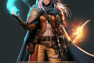 create custom dnd, rpg, and character art