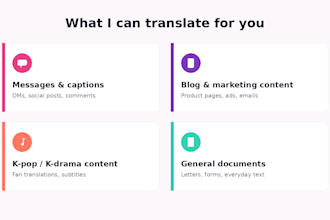translate english to korean and korean to english
