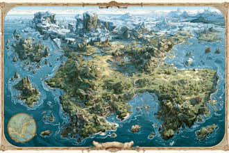 draw a map illustration for you