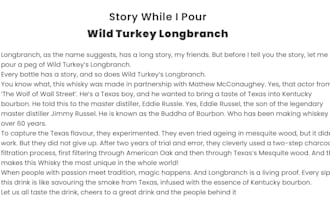 craft engaging articles on beer, spirits and cocktails