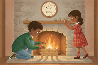 draw children book illustration