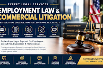 provide expert employment law and commercial litigation legal services