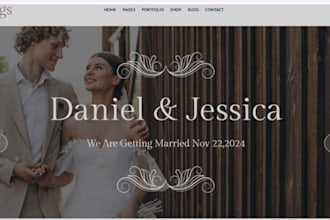 design wix wedding website countdown schedule maps rsvp and gallery wix website