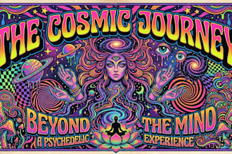 make trippy psychedelic poster designs