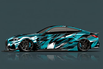 car wrap vehicle wrap truck wrap racing car wrap