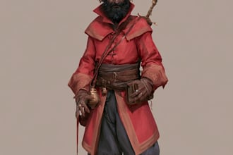 make a character art and d and d character for you