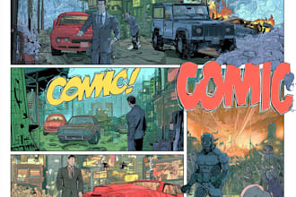 do comic book manga comic manga illustration