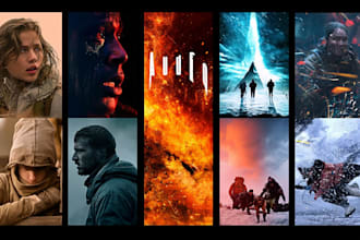 create a professional movie poster design, film poster