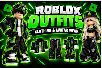create custom roblox outfits, roblox clothing and avatar wear