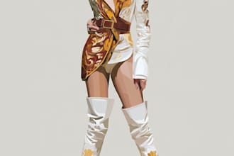 draw a fashion illustration