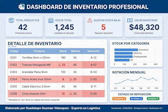 experta en logistica inventarios y almacen