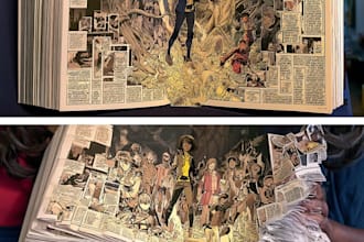 draw comic book illustration pages and cover art for manga