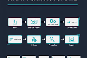 develop custom python scripts and automation solutions