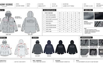 heavyweight tshirt tech pack, luxury streetwear tech pack, oversized tshirt