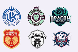 do a custom sports logo and brand identity