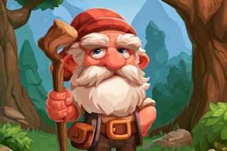 create 2d game character using spine
