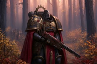 draw a warhammer 40k art