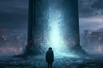 create a urban book cover design, fantasy or fiction